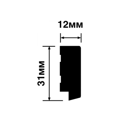 Финишный молдинг HIWOOD LF124B BR396 из полистирола Финишный молдинг HIWOOD LF124B BR396 из полистирола