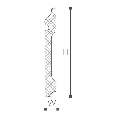 Плинтус NMC FO1 Wallstyl 120х15х2000 мм Плинтус NMC FO1 Wallstyl 120х15х2000 мм