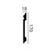 Плинтус NMC FL17 Wallstyl 18х170х2000 мм