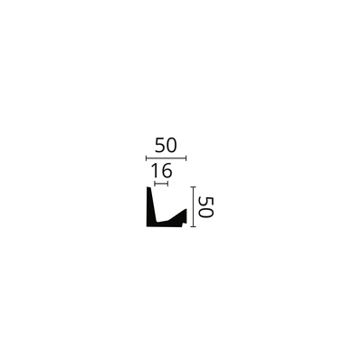 IL5 карниз для скрытого освещения ARSTYL NMC 50х50х2000 мм