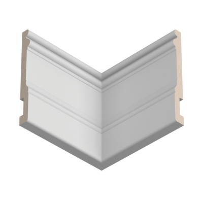 Плинтус Ultrawood арт. Base 0002 (2440 x 133 x 14 мм.) из лдф