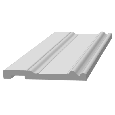 Плинтус Ultrawood арт. Base 0002 (2440 x 133 x 14 мм.) из лдф