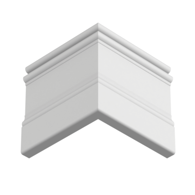 Плинтус Ultrawood арт. Base 0002 (2440 x 133 x 14 мм.) из лдф