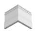 Плинтус Ultrawood арт. Base 0002 (2440 x 133 x 14 мм.) из лдф