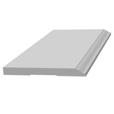 Плинтус Ultrawood арт. Base 0008 (2440 x 134 x 12 мм.) из лдф