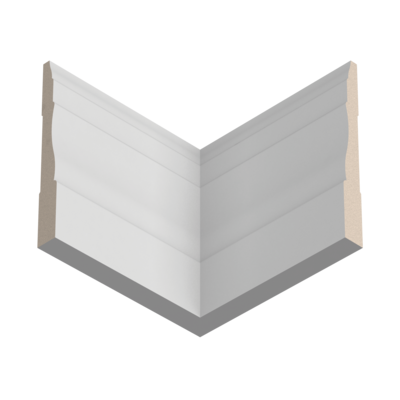 Плинтус Ultrawood арт. Base 0003 (2440 x 134 x 15 мм.) из лдф