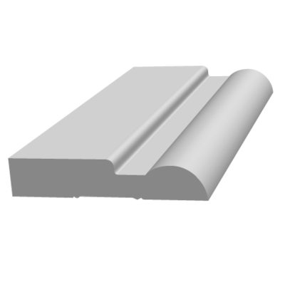 Плинтус Ultrawood арт. Base 0010 (2440 x 127 x 25 мм.) из лдф Плинтус Ultrawood арт. Base 0010 (2440 x 127 x 25 мм.) из лдф