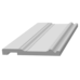 Плинтус Ultrawood арт. Base 0002 (2000 x 133 x 14 мм.) P Белый мат. из лдф