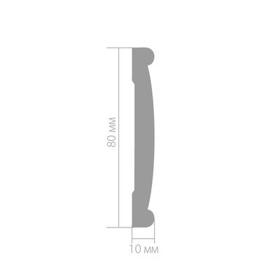 Наличник Ultrawood арт. N 0008 (2440 х 80 х 10) из лдф Наличник Ultrawood арт. N 0008 (2440 х 80 х 10) из лдф