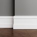 Плинтус Ultrawood арт. Base 0002 (2000 x 133 x 14 мм.) P Белый мат. из лдф