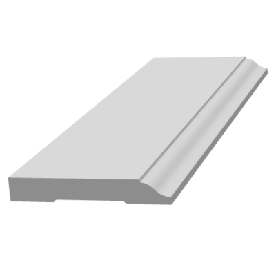 Плинтус Ultrawood арт. Base 0001 (2440 x 83 x 12 мм.) из лдф Плинтус Ultrawood арт. Base 0001 (2440 x 83 x 12 мм.) из лдф