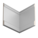 Плинтус Ultrawood арт. Base 5800 (2440 x 230 x 20 мм.) из лдф Плинтус Ultrawood арт. Base 5800 (2440 x 230 x 20 мм.) из лдф