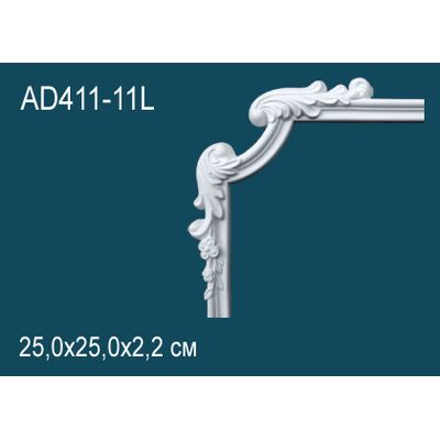 Угловой элемент AD411-11L Перфект полиуретан