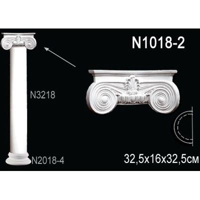 Полуколонна из полиуретана N1018-2 Перфект
