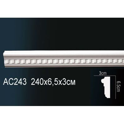 Молдинг из полиуретана гибкий AC243F Перфект Молдинг из полиуретана гибкий AC243F Перфект