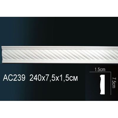Молдинг из полиуретана гибкий AC239F Перфект Молдинг из полиуретана гибкий AC239F Перфект