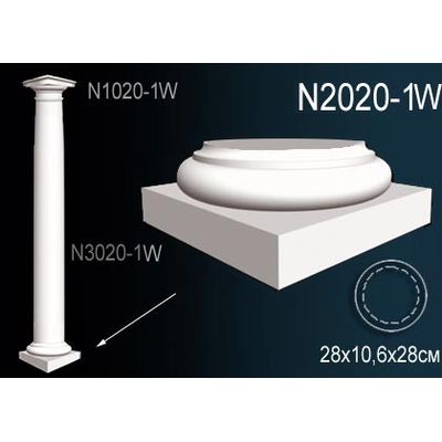 Декоративная колонна N2020-1W Перфект