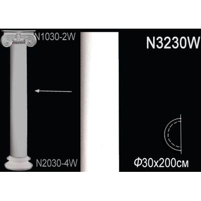 Декоративная колонна N3230W Перфект