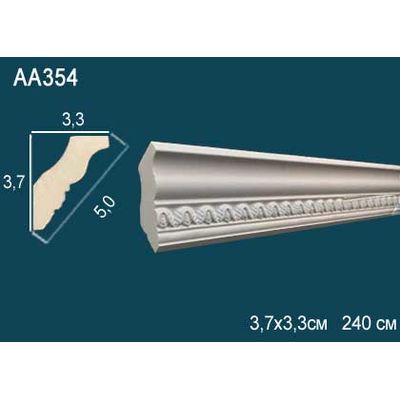 Потолочный плинтус с рисунком АА354 Перфект полиуретан