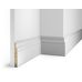 Плинтус Cosca Decor AP21 под покраску, 125x16x2400 мм, белый, МДФ