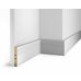 Плинтус Cosca Decor AP08 под покраску, 100x16x2400 мм, белый, МДФ