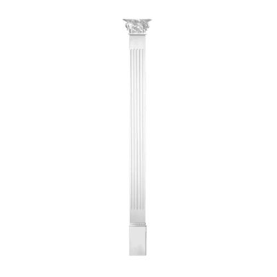 Комплект DK-82210-SET1: пилястра DK-82210, капитель DK-82211, основание DK-82212 DECOMASTER