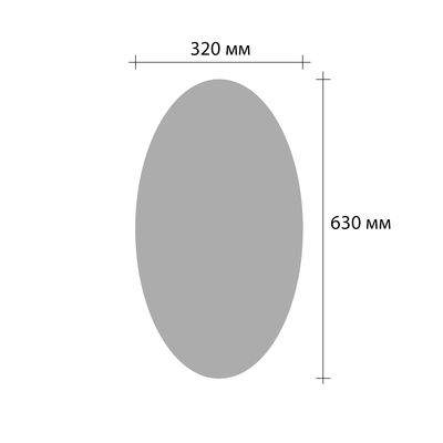 Розетка потолочная DECOMASTER 80217/11 (630x320мм) полиуретан