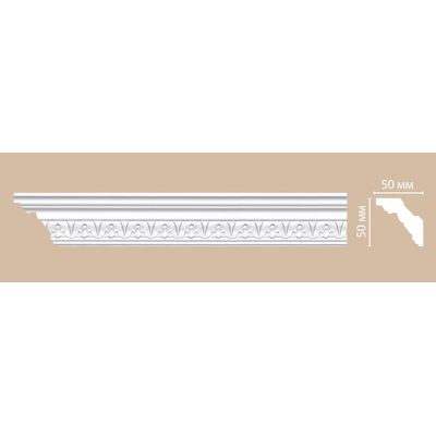 Плинтус потолочный с рисунком DECOMASTER DT-9811 (50*50*1200мм)