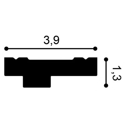 Карниз Orac Decor Duropolymer CX160 из дюрополимера